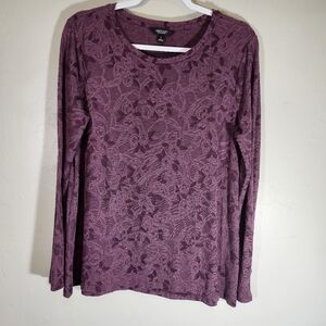 Vera Wang long sleeve Mauve sz L